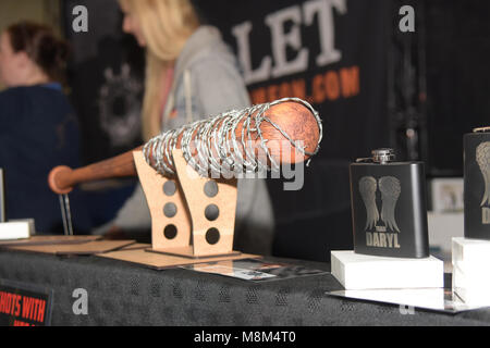 Mannheim, Deutschland. 18 Mär, 2018. Impressionen von der Walker Stalker Deutschland Übereinkommen. (Foto von Markus Wissmann) Credit: Markus Wissmann/Alamy leben Nachrichten Stockfoto