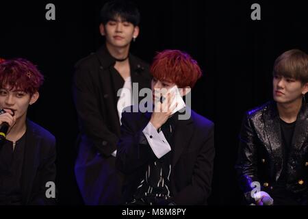 Seoul, Korea. 16 Mär, 2018. Bis 10 tion Showcase Konferenz in Seoul, Korea am 16. März 2018. (China und Korea Rechte) Credit: TopPhoto/Alamy leben Nachrichten Stockfoto