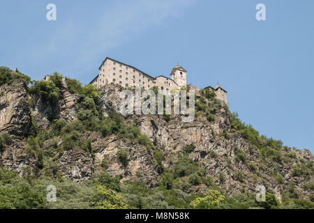 Kloster Säben, Kloster Säben, Klausen, Klausen, Eisacktal, Bozen, Trentino Alto Adige, Italien Stockfoto