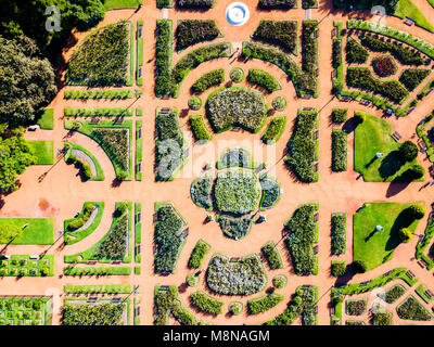 Paseo El Rosedal, El Rosedal De Palermo, 3 de Febrero Park, Parque 3 de Febrero, Buenos Aires, Argentinien Stockfoto