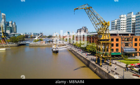 Puerto Modero, Buenos Aires, Argentinien Stockfoto