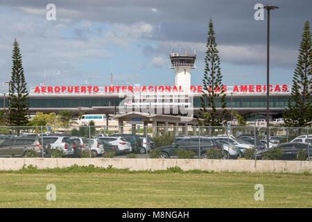 SDQ, Aeropuerto Las Américas, Flughafen Las Americas, Santo Domingo, Domnican Republik Stockfoto
