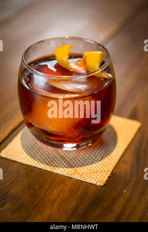 Getränke der Welt - Negroni Stockfoto