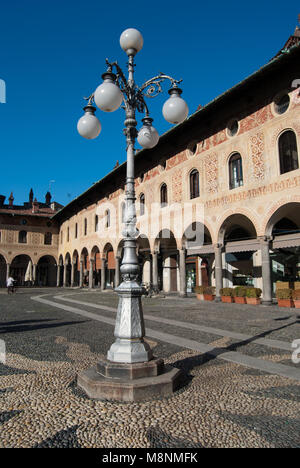 Ducale in Vigevano, kleinen Stadt im Norden von Italien Stockfoto