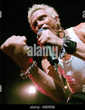 Billy Idol führt in Atlanta die Wohnung des am 19. April 2005. RTMcKay/MediaPunch, Stockfoto