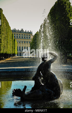 Schlosspark Schönbrunn Stockfoto