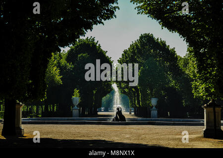 Schlosspark Schönbrunn Stockfoto