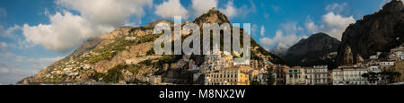 Amalfi-Panorama Stockfoto