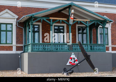 Typisch dänisches Haus in Nordby, Insel Fanø, Jütland, Dänemark Stockfoto