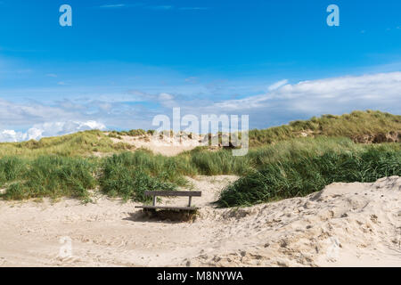 Dünen am Rindby Strand auf fanoe Insel, Nordsee, Jütland, Dänemark, Skandinavien Stockfoto