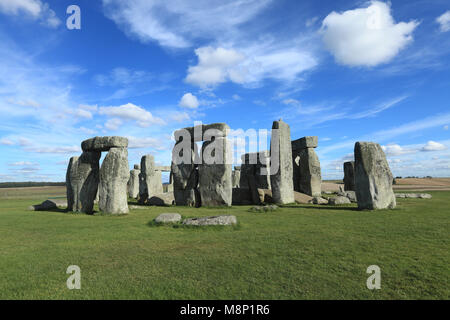 Stonehenge prähistorische Monument in Wiltshire, England. Stockfoto