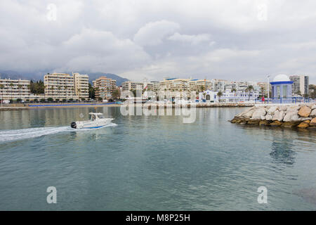 Marbella Puerto Deportivo de Marbella, Costa del Sol, Andalusien, Spanien. Stockfoto