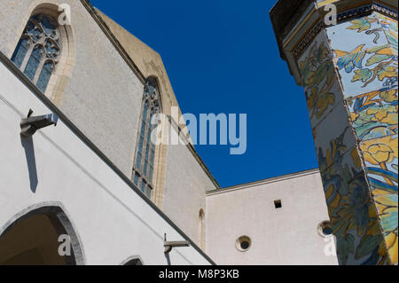 Kloster St. Chiara Kirche und Kloster, Neapel, Italien Stockfoto