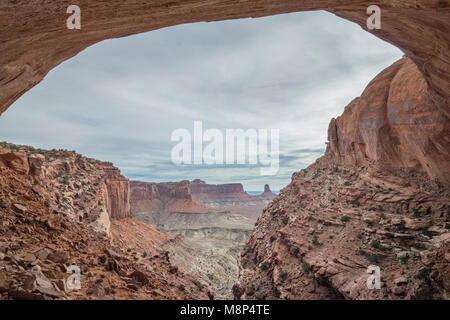 Eine Nische im Canyonlands National Park, Utah. Stockfoto