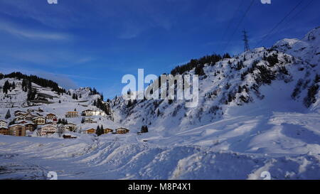 Stuben am Arlbergpass Stockfoto