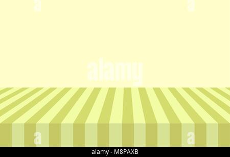 Essen Hintergrund mit leeren Tisch mit Tischdecke bedeckt Stock Vektor