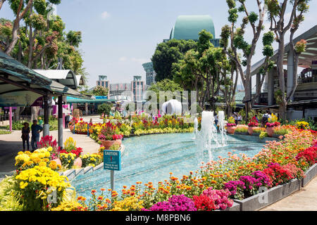 Merlion Plaza, Sentosa Island, Central Region, Singapur Insel (Pulau Ujong), Singapur Stockfoto