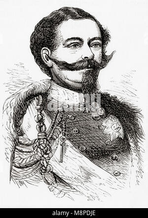 Victor Emmanuel II., 1820-1878. König von Sardinien-piemont, den ersten König des vereinten Italien wurde. Von Station und Lock's illustrierte Geschichte der Welt, veröffentlicht C 1882. Stockfoto