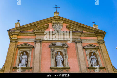 Blick auf San Benedetto Kirche in Bologna, Italien Stockfoto