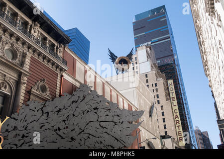 "Harry Potter und die Verfluchten Kind' Festzelt an der Lyric Theatre in Times Square, New York City, USA Stockfoto