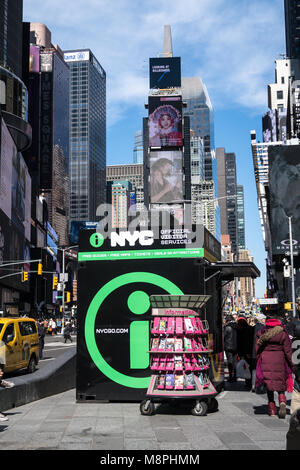 Times Square in New York City, USA Stockfoto