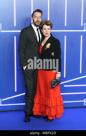 London, UK, 19. März 2018. Craig Parkinson, Susan Lynch, Bereit, Player One-Europäische Premiere, Leicester Square, London, UK, 19. März 2018, Foto von Richard Goldschmidt Credit: Rich Gold/Alamy leben Nachrichten Stockfoto