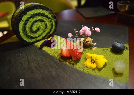 Peking, Peking, China. 20 Mär, 2018. Peking, China, 20. März 2018: Dessert mokka Geschmack. Credit: SIPA Asien/ZUMA Draht/Alamy leben Nachrichten Stockfoto