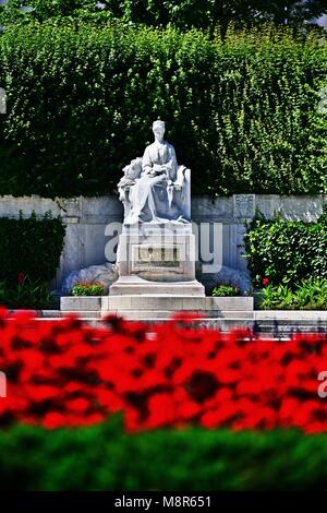 Sissi Statue in der Volksgarten in Wien, Österreich Stockfoto