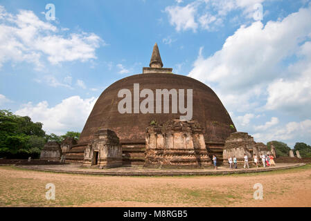 Die zweite Die meisten Alten von Sri Lanka die Königreiche, Polonnaruwa wurde zuerst als die Hauptstadt von König Vijayabahu ich, die Chola Invasoren besiegt in Stockfoto