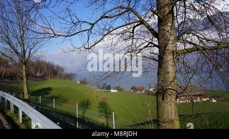Walensee, Schweiz in der Nähe von Zürich Stockfoto