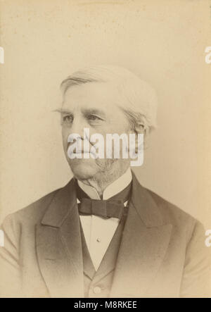 Antike c 1870 Foto, Oliver Wendell Holmes, Sr. Oliver Wendell Holmes sen. (1809-1894) war ein amerikanischer Arzt, Dichter und Universalgelehrten mit Sitz in Boston. Quelle: ORIGINAL KABINETT KARTE Stockfoto