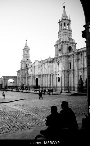 Die Kathedrale von Arequipa Stockfoto