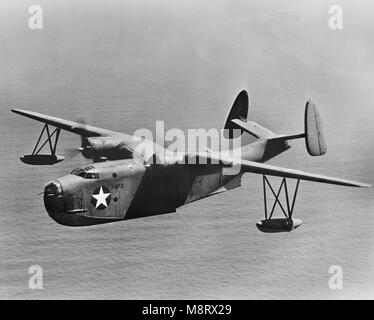 U.S. Navy PBM-3 'Mariner' Patrol Bomber, Office of War Information, 1940 Stockfoto