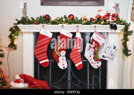 Weihnachtsstrümpfe Stockfoto, Bild: 47846553 - Alamy