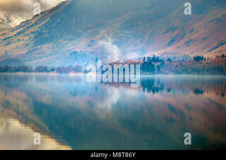 Die Ings, Richtung Skiddaw, Keswick, Lake District, England. Stockfoto