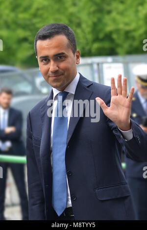 Luigi Di Maio Kandidaten des 5-Sterne- Bewegung zu Premierminister in der allgemeinen Wahltag Rom Italien ca. November 2017 Stockfoto