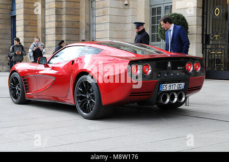 Die neue Throwback S Modell durch Equus Automobil Stockfoto