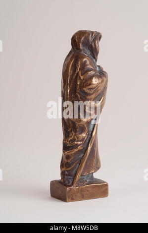 Charles Sykes Maskottchen St Christopher Bronze 11 cm hoch Stockfoto