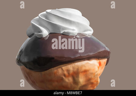 Eine riesige Plastik Niederländische moor Schale Gebäck Stockfoto