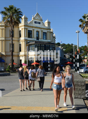 Das Esplanade Hotel und Restaurant in Devonport, Auckland. Stockfoto