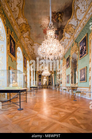 Der Münchner Residenz diente als Sitz der Regierung und der Residenz der bayerischen Herzöge, Kurfürsten und Könige von 1508 bis 1918 Stockfoto