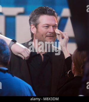 New York, USA. 20. März, 2018. NEW YORK, NY 20. März: Blake Shelton führt auf der NBC Today Show in New York City am 20. März 2018 Credit: RW/MediaPunch Credit: MediaPunch Inc/Alamy leben Nachrichten Stockfoto