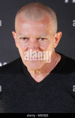 Madrid, Spanien. 21 Mär, 2018. Antonio Banderas besucht die Genius: Picasso photocall im Palace Hotel in Madrid, Spanien. März 21, 2018. Credit: Jimmy Olsen/Medien Punch *** Keine Spanien***/Alamy leben Nachrichten Stockfoto