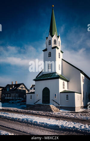 Die Reykjavik freie Kirche ist eine Kirche in der Freien evangelischen Gemeinde in Island Stockfoto