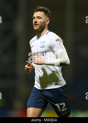 Preston North End Paul Gallagher Stockfoto