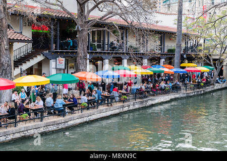 San Antonio River Walk, Texas Stockfoto