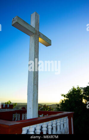 Loma de la Cruz (Hügel des Kreuzes) in Holguín, Kuba Stockfoto