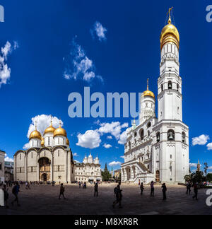 Stadt Moskau Kreml Stockfoto