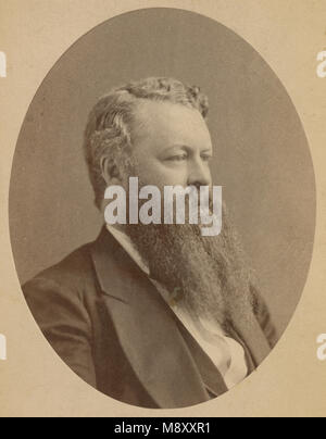 Antike c 1860 Foto, William W. Belknap. William Wert Belknap (1829-1890) war ein Rechtsanwalt, ein Soldat in der Armee der Union, Regierung Administrator in Iowa und die 30 Außenminister der Vereinigten Staaten Krieg. Belknap serviert mit Unterscheidung in den Bürgerkrieg und als ernannt Internal Revenue Collector. Quelle: ORIGINAL KABINETT KARTE Stockfoto