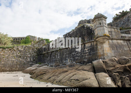 Das Schloss von San Felipe in Ferrol, Galicien, Spanien Stockfoto